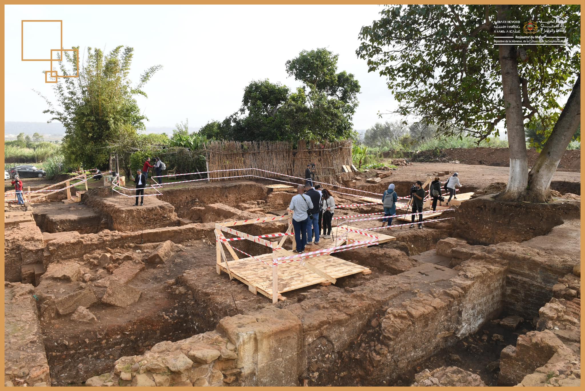 تقديم النتائج الأولية للأبحاث الأثرية التي تجري بمحيط موقع شالة، خارج السور المريني