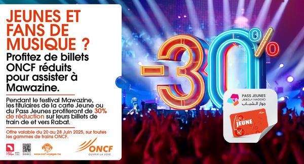 MAWAZINE 2025 : Voyagez de et vers Rabat à prix réduit !
